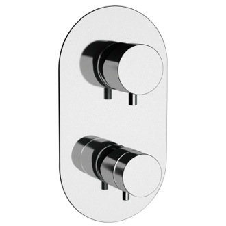 Diverter Built-in Thermostatic 3-Way Shower Diverter, Rough-In Valve Included Remer NT93US